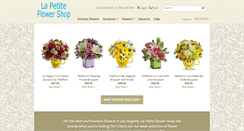 Desktop Screenshot of lapetiteflowershop.com